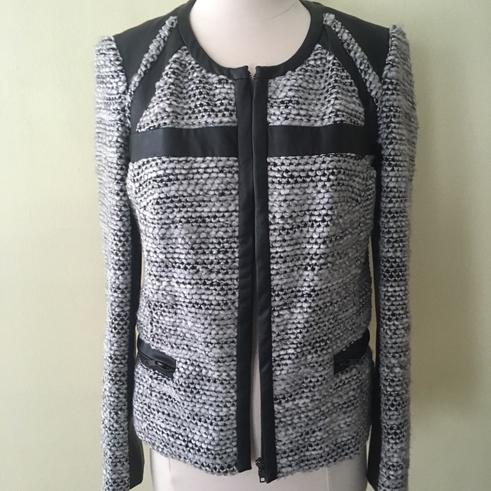 KUT from Kloth Nordstrom Black Tweed Vegan Leather